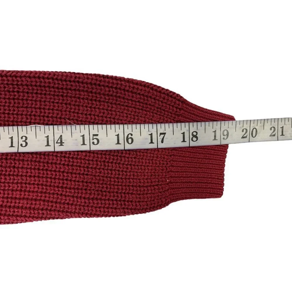 Divided Women’s Knitted Burgundy Sweater